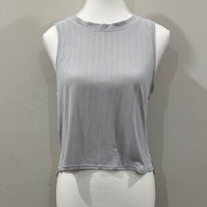 Lululemon Athletica Light Gray Breathable Tank Top - Size 4